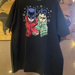 Batman & Robin Christmas T-shirt